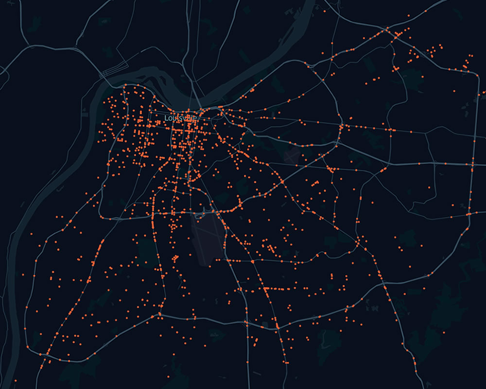 Louisville Collisions Mar & Apr 2020